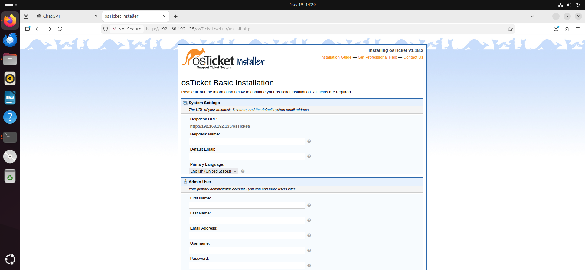 Installer Loaded